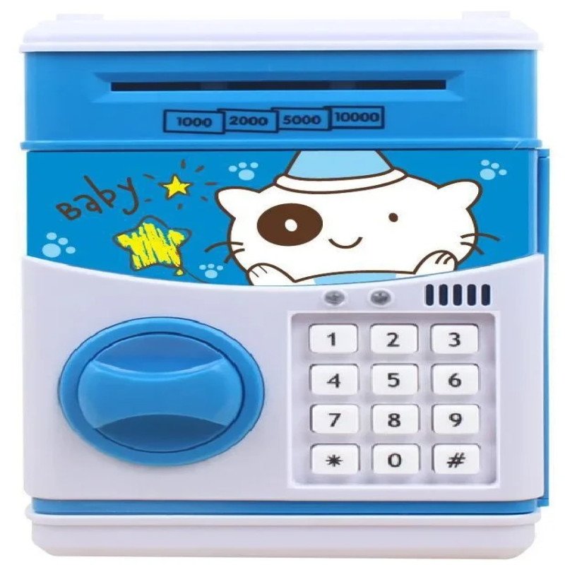 Kids Gift Cartoon Password Piggy Bank Atm - Image 3