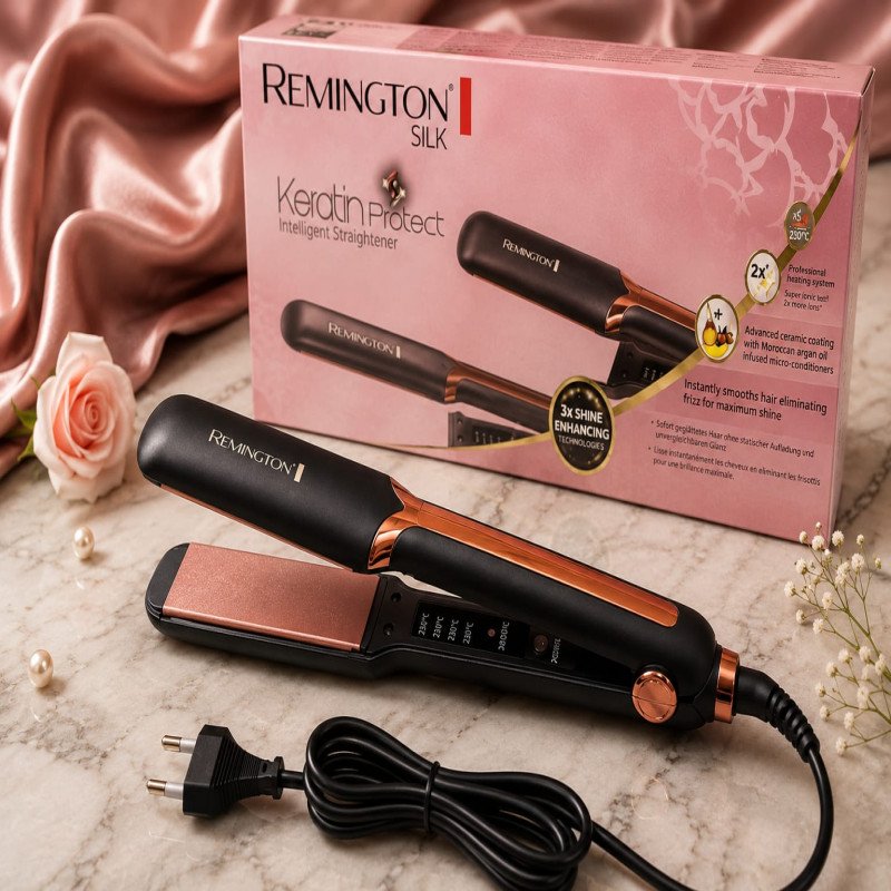 Remington Keratin Protect Intelligent Hair Straightener - Image 4