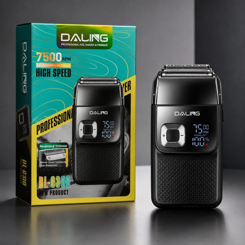 Daling DL-9300 2 in 1 7500RPM Speed Cordless Electric Shaver - Image 3